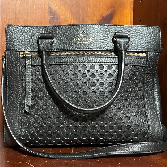 kate spade Handbags - Kate Spade Perforated Leather Tote Bag